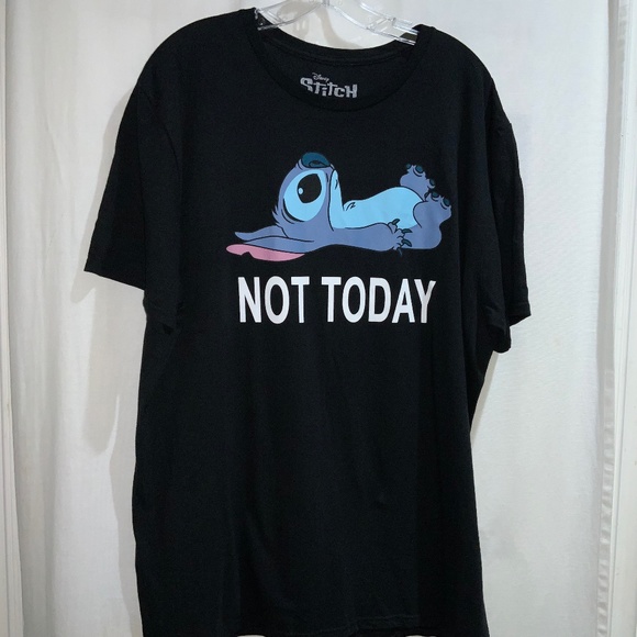 Disney LILO Not Today graphic tee shirt Sz XL unisex - Picture 1 of 3